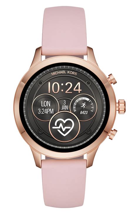 michael kors pink silicone watch|Michael Kors runway pink.